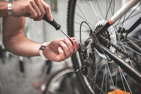 Réparation vélo